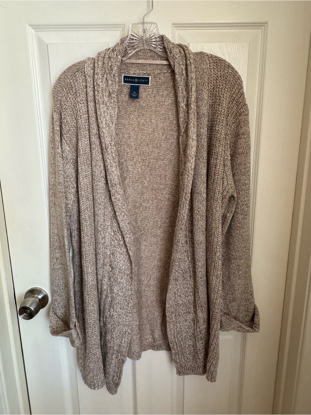 Karen Scott Tan Marled Knit Sweater  XL
EUC - Picture 2 of 7